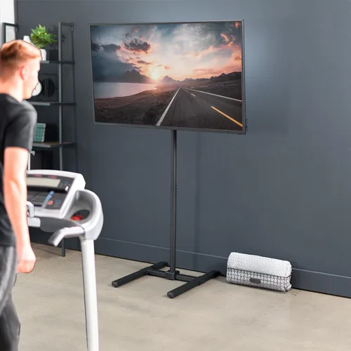 Miniatura 6 de VIVO Soporte de piso para TV para pantallas de 13 a 50 pulgadas de hasta 44 libras, LCD LED OLED 4K Smart planas y curvas, paneles de monitor, VESA