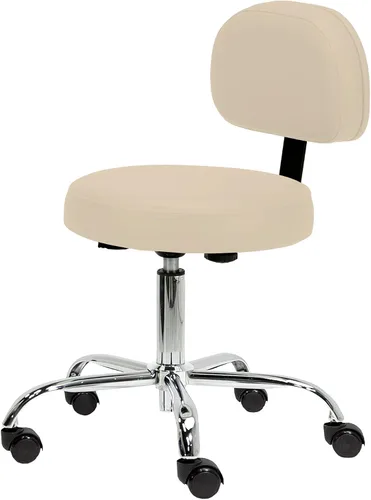 Miniatura 10 de EARTHLITE Taburete de dibujo de salón de masaje neumático, sin fugas (frente a hidráulico), ajustable, rodante, sin CFC / silla facial de spa médico