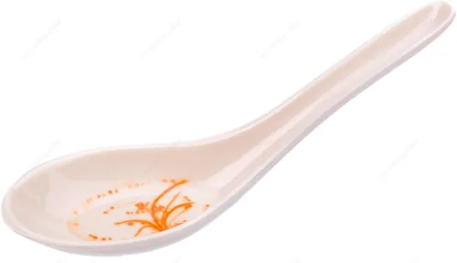 Miniatura 3 de M.V. Trading M7003BBV Soba de melamina asiática, cucharas de arroz/cuchara china de sopa Won Ton, bambú azul, 0.75 onzas, 5-5/8 pulgadas de largo x