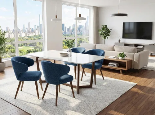 Miniatura 11 de RIVOVA Juego de 2 sillas tapizadas con brazos decorativos, sillas de comedor modernas de felpilla de mediados de siglo para cocina, comedor, sillas