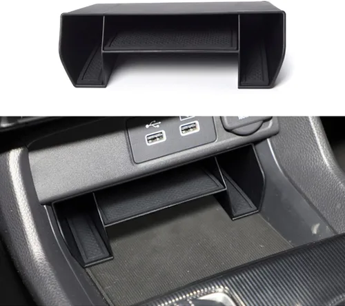 Miniatura 9 de HORRY Caja de almacenamiento para reposabrazos para Honda 2022 2023 Civic Hatchback/Sedan con consola central CVT, bandeja organizadora de bandeja