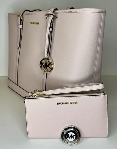Miniatura 5 de Michael Kors MICHAEL Michael Kors Jet Set - Bolso de hombro grande TZ de viaje con doble cierre para la muñeca