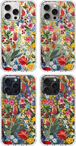 Miniatura 3 de MOSNOVO Funda para iPhone 15 Pro Max, [Protección contra caídas de grado militar Buffertech de 6.6 pies] [Tecnología antidespegado] Diseño de funda