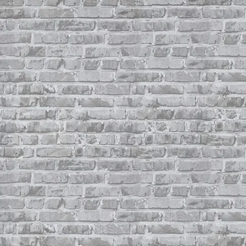 Timeet Papel tapiz de ladrillo gris para despegar y pegar, papel tapiz autoadhesivo de 17.7 x 197 pulgadas, papel de contacto de ladrillo Gris 2
