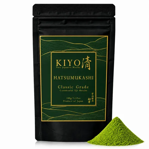 Miniatura 16 de Kiyo Matcha Grado Clásico Hatsumukashi Ceremonial Uji Matcha - Polvo de Té Verde Matcha Ceremonial de Primera Cosecha Japonesa Pura de Uji, Japón