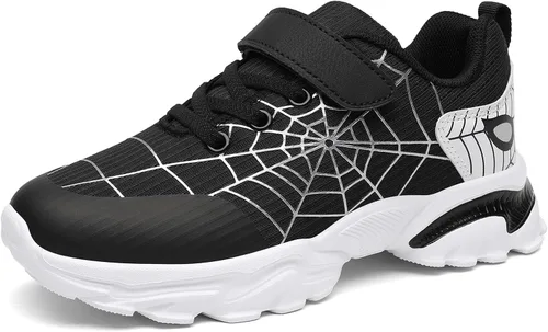 Miniatura 5 de Wolidio Zapatos deportivos ligeros para niños y niñas pequeños y grandes, transpirables, deportivas, atléticas, para entrenamiento cruzado