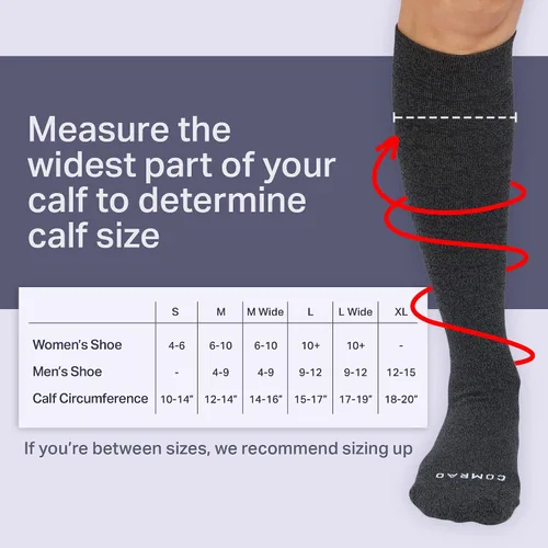 Miniatura 5 de Comrad Knee High Compression Socks for Women and Men - Premium Support Socks for Pregnancy, Nurses, Athletes, and More