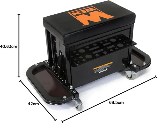 Miniatura 5 de WEN GG1350 - Asiento de cofre con herramienta de balanceo para garaje con capacidad de 350 libras