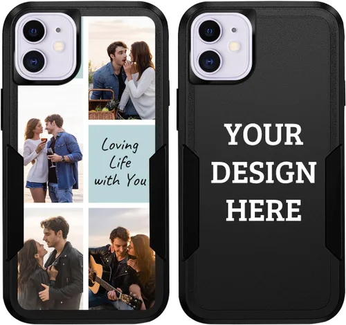 Miniatura 10 de Fundas de teléfono personalizadas con múltiples imágenes para iPhone 11 Pro Max, imágenes personalizadas, protección contra caídas, cuerpo completo