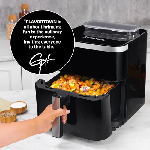 Miniatura 2 de Guy Fieri's Flavortown Freidora de aire de vapor de 6.5 cuartos de galón con tecnología Moisture Lock, combinación programable de vapor y freidora
