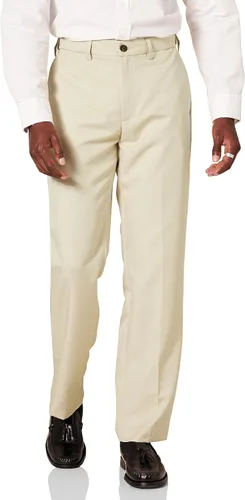 Miniatura 16 de Amazon Essentials - Pantalón de vestir de corte clásico, con cintura expandible y sin pinzas para hombre