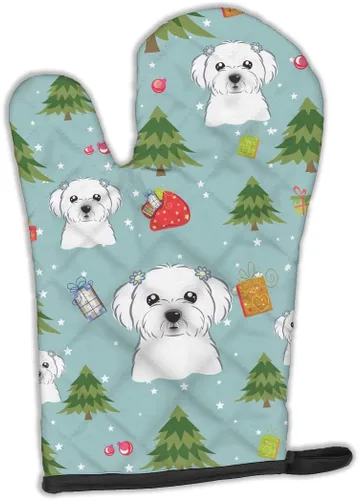Miniatura 49 de Caroline's Treasures BB4020OVMT Dog House Collection Border Collie - Guante de horno grueso resistente al calor para sartenes calientes y horno