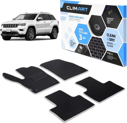 Miniatura 7 de CLIM ART Honeycomb FL051417021 - Alfombrillas de automóvil de ajuste personalizado para Honda CR-V 2017-2021, primera y 2ª fila, alfombrillas