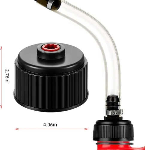 Miniatura 6 de Latas de gas, tapa de jarra de repuesto de combustibles, cubierta de repuesto de combustibles de carreras 3042, tapa de tanque de combustible