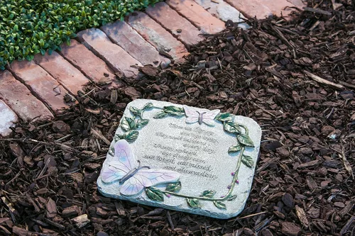 Miniatura 7 de Evergreen Aquellos que amamos no se van, siempre están a nuestro lado Piedra conmemorativa de jardín Segura para exteriores 25 cm Regalo