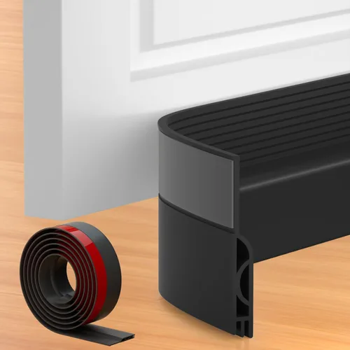 Miniatura 11 de Tope de Corriente de Puerta, Barrido de Puerta Ajustable para la Parte Inferior de la Puerta, Relleno de Espacio Bajo la Puerta para Puertas Blanco