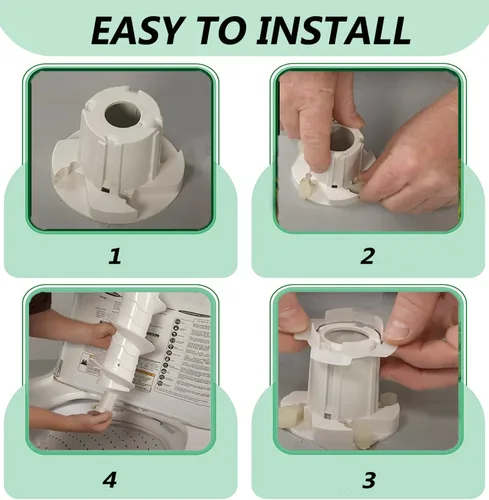 Miniatura 7 de Kit de Reemplazo de Perros Agitadores de Lavadora 80040, Compatible con Lavadoras Whirlpool y Kenmore - Reemplaza 285612, 285770, 3366877