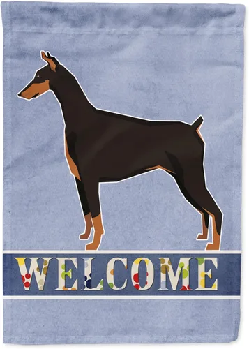 Miniatura 69 de Caroline's Treasures CK3704GF Bandera de jardín de bienvenida de Akita Shepherd Black and Tan - Bandera decorativa para patio exterior, patio