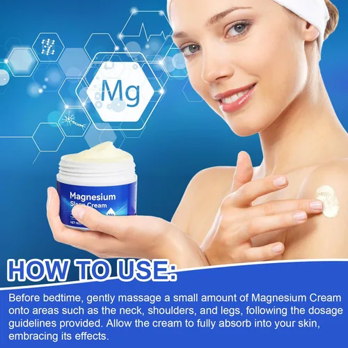 Miniatura 7 de Aceite de magnesio para pies, crema tópica de magnesio, alta concentración Zechstein genuino, 1 paquete