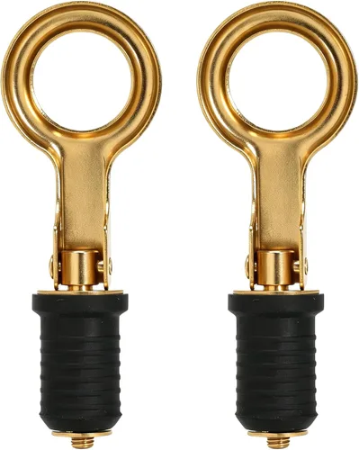 Miniatura 7 de Tapón de goma con mango a presión, tapón de drenaje de barco, con mango de latón/acero inoxidable, accesorios para barcos