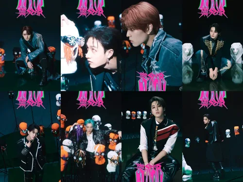 Miniatura 7 de Stray Kids -Star Rock-Star 8th Mini Album Standard 2 Versión SET CD+1p Panorama Mini Póster en Paquete+60p PhotoBook+1p PhotoCard+1p Unidad