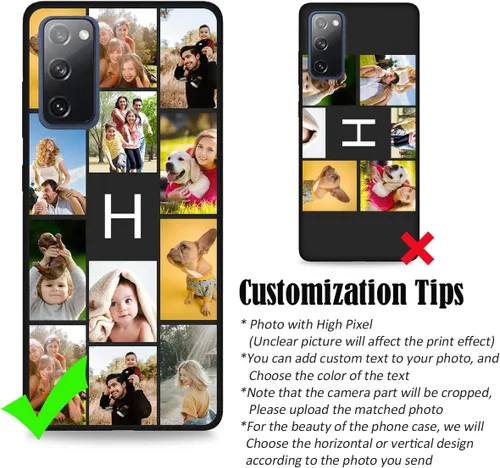 Miniatura 3 de Personalizar Fotos Funda para Samsung Galaxy S20 FE 5G con múltiples imágenes Collage Letter - Personalizado S 20 fe 0.18 oz Smart/Celular/Teléfono