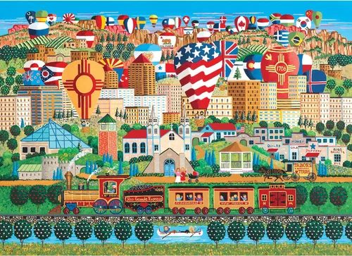 Miniatura 9 de RoseArt - País de origen- Mount Rushmore - Rompecabezas de 1000 piezas para adultos