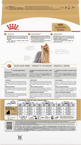 Miniatura 2 de Royal Canin Breed Health Nutrition Yorkshire Terrier - Alimento seco para perros adultos, bolsa de 2.5 libras