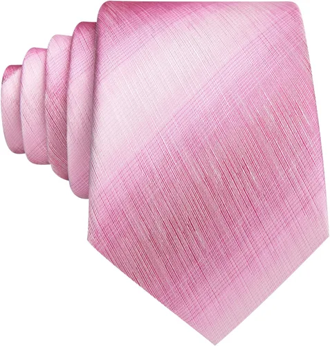 Miniatura 315 de Barry.Wang Juego de corbatas para hombre, corbata de seda a rayas, tejido a cuadros, gemelos formales, negocios, boda
