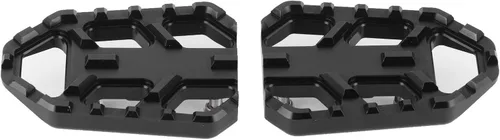 Estriberas para motocicleta, reposapiés, reposapiés, reposapiés, reposapiés ancho, compatible con FordL650 DL1000 VSTROM / (negro)