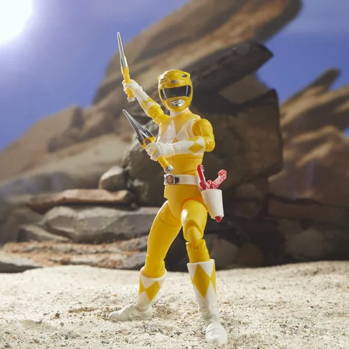 Miniatura 5 de Power Rangers Lightning Collection - Figura de acción coleccionable de Mighty Morphin Yellow Ranger de 5.9 in, con accesorios