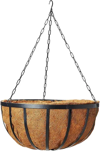 Miniatura 3 de Arcadia Garden Products 1592 Solstice Series - Cesta colgante de coco de 16 pulgadas