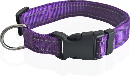Miniatura 19 de Collar ajustable de nailon para perro, collar para mascotas de 1 pulgada, 3/4 pulgadas, 5/8 pulgadas de ancho, para perros grandes, medianos