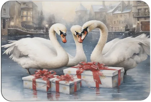 Miniatura 17 de Bathroom Rug Mat White Swans Holding Presents Floor Door Mat Kitchen Rug Beauty Bird Elegant Animal Wings Napa Skin Non Slip Ultra Soft and Super