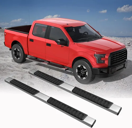 Miniatura 3 de MOSTPLUS - Estribos de 15 cm (6 pulgadas) compatibles con Ford F-150 Super Crew Cab 2015-2023 / Ford F-250 F-350 Super Duty Crew Cab 2017-2022