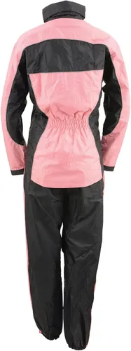 Miniatura 5 de Milwaukee Leather Traje de lluvia de motocicleta resistente al agua para mujer con cinta reflectante Hi Vis