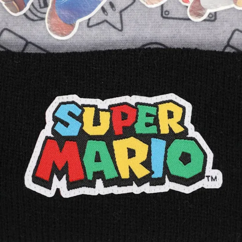 Miniatura 4 de Super Mario Brothers and Princess Peach - Juego de gorro y guantes para jóvenes, Multi colorido