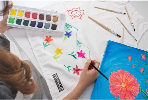 Miniatura 6 de Delantales blancos para niños, delantal de chef y arte para niños, ideal para cocinar, hornear, pintar o decorar fiestas, para hornear para niños
