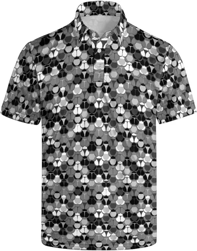 Camisas polo divertidas para hombre de los años 80, camisas de golf de secado rápido que absorben la humedad, divertidas camisas polo de golf de