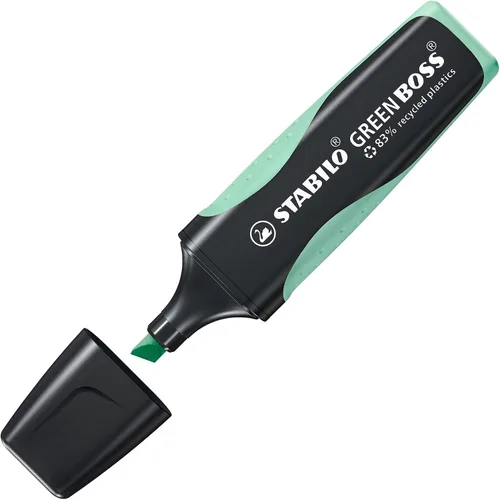 Miniatura 4 de Resaltador STABILO GREEN BOSS Pastel - Cartera de 4 colores surtidos