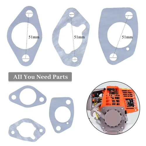 Miniatura 2 de Kit de juntas de admisión de carburador para Honda GX340 GX390 11HP 13HP 188F 190F generador de gasolina motor extractor bomba de agua, motosierra