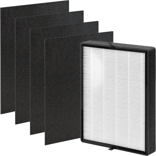 Reemplazo de filtro 45i compatible con Alen 45i Air Pur-ifier, sistema de filtración de 3 etapas, incluye 1 HEPA H13 con carbón activado y 4