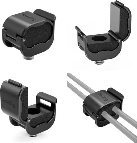 Miniatura 9 de SmallRig Abrazadera de cámara (4 piezas) para cable HDMI/SDI/Micrófono, Soporte de montaje de bloqueo de cable de cámara DSLR 0.079-0.276 in