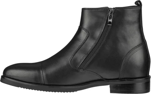 Miniatura 3 de CALTO Zapatos de elevación invisibles para hombre con aumento de altura Botas ligeras de cuero de primera calidad con cremallera 3.2 pulgadas más