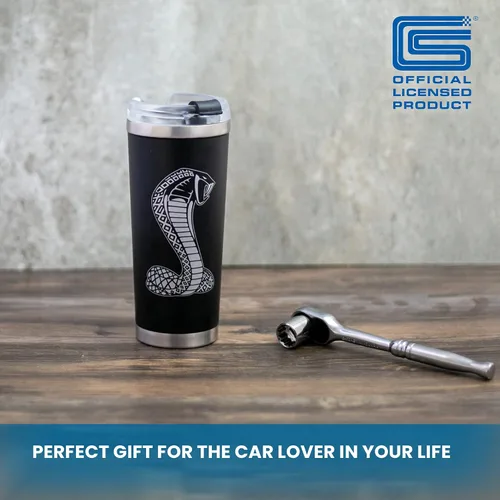 Miniatura 2 de Vaso Shelby de acero inoxidable de doble pared con aislamiento de 24 onzas Aislamiento al vacío Se adapta a bebidas calientes o frías Tapa
