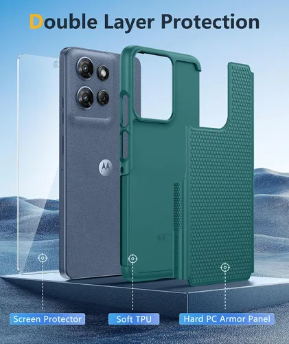 Miniatura 239 de FNTCASE Funda para iPhone 17 Pro: Fundas delgadas translúcidas de color azul claro compatibles con MagSafe, protección completa de la cámara