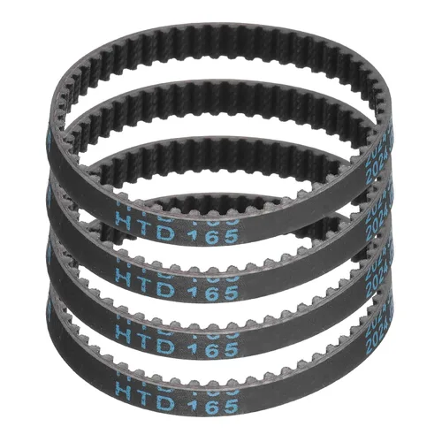Miniatura 100 de uxcell 4pcs HTD-3M correa dentada de goma 60 dientes, 7.087 in de longitud de paso x 0.236 in de ancho x 0.094 in de altura, correa de distribución