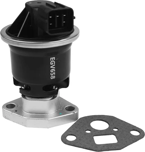 KUSATEC Válvula EGR EGV658 Recirculación de gases de escape con junta para Honda Accord, Odyssey, Pilot, Ridgeline 1998-2010; Acura CL, MDX, RL, TL