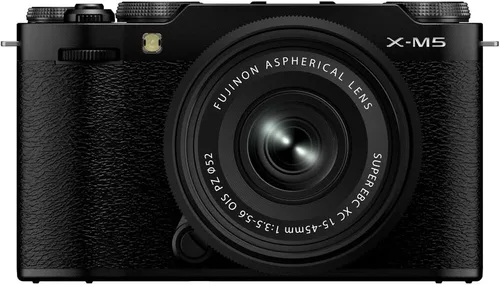 Miniatura 2 de Fujifilm X-M5 - Cámara digital sin espejo con Fuji XC 0.591-1.772 in f/3.5-5.6 OIS PZ, kit de lente OIS PZ, paquete negro con tarjeta de memoria