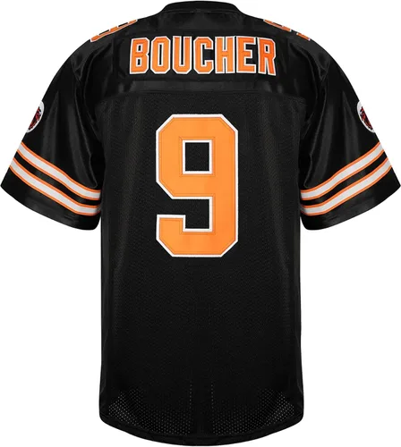 Miniatura 11 de Camiseta de fútbol The Waterboy #9 Bobby Boucher 50 aniversario Mud Dogs Bourbon Bowl Movie Football Jerseys para hombres